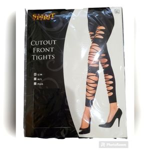 Cutout Front Tights - Spirit of Halloween - NWT